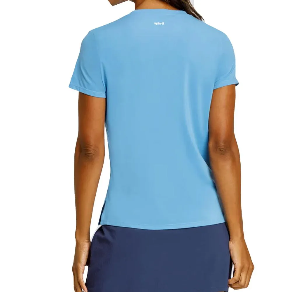 Women`s Bijou Boxy Short Sleeve Pickleball Top Pacific Coast