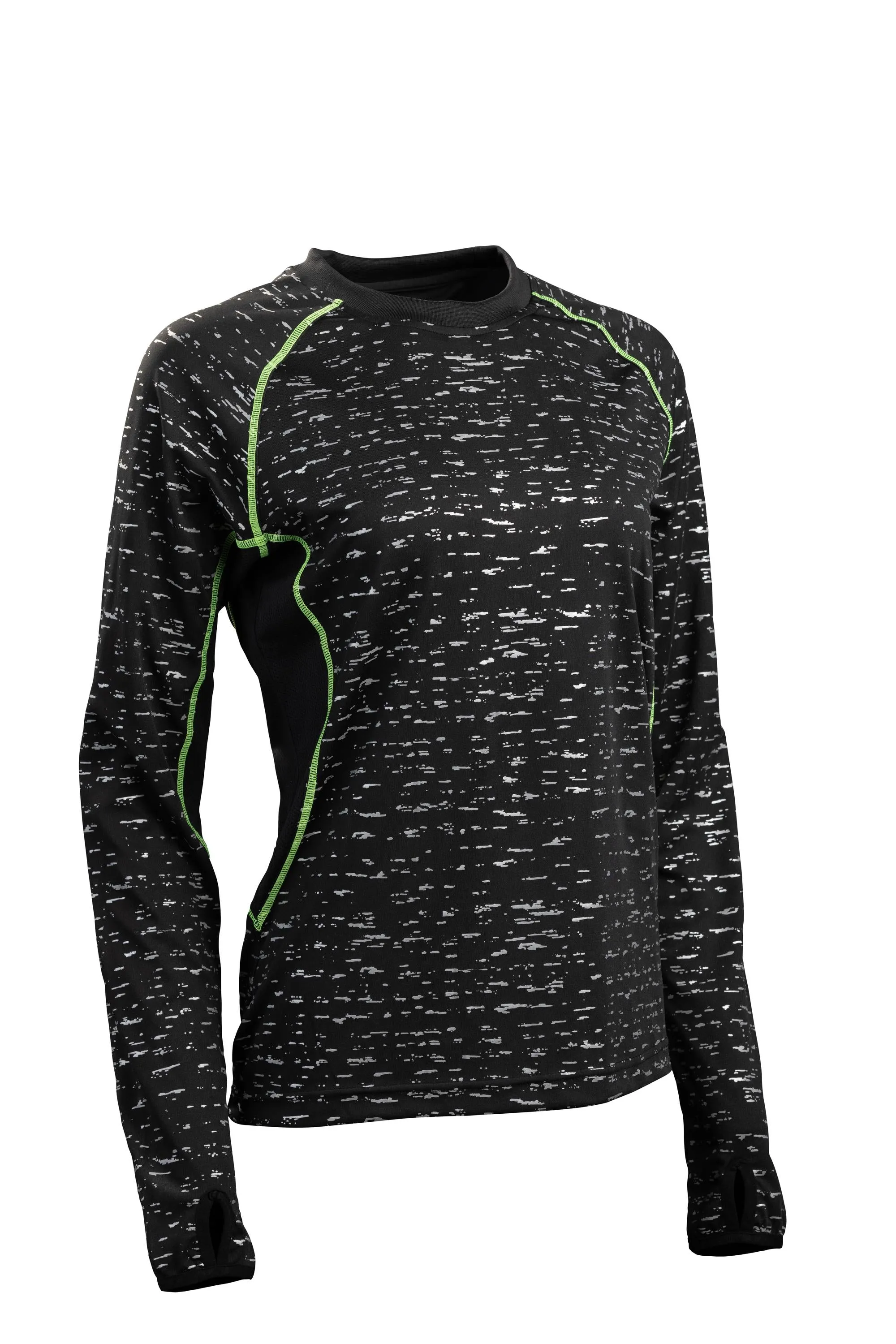 Women’s Black Long Sleeve WildSpark™ Athletic Shirt