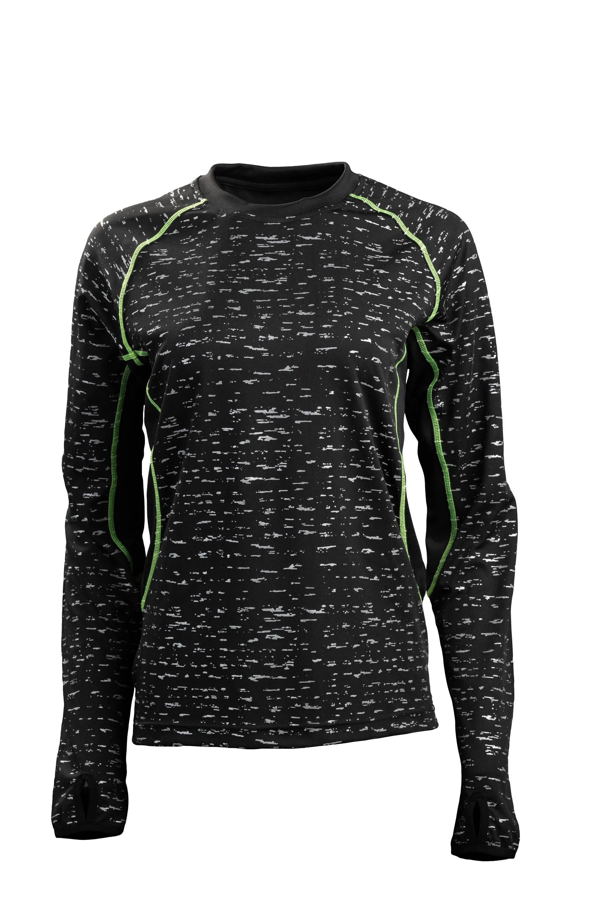 Women’s Black Long Sleeve WildSpark™ Athletic Shirt