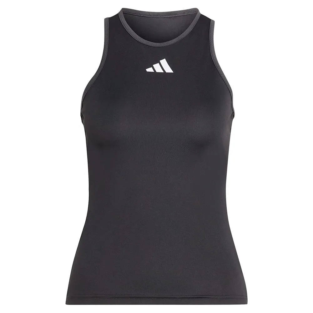 Women's Club Tennis Tank Black