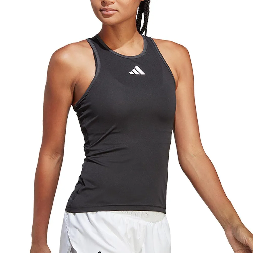 Women's Club Tennis Tank Black