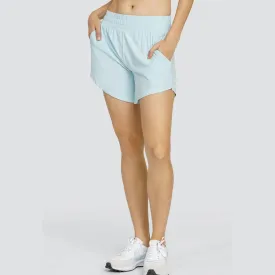 Women's Indo 6 Inch Tennis Shorts Blue Glow