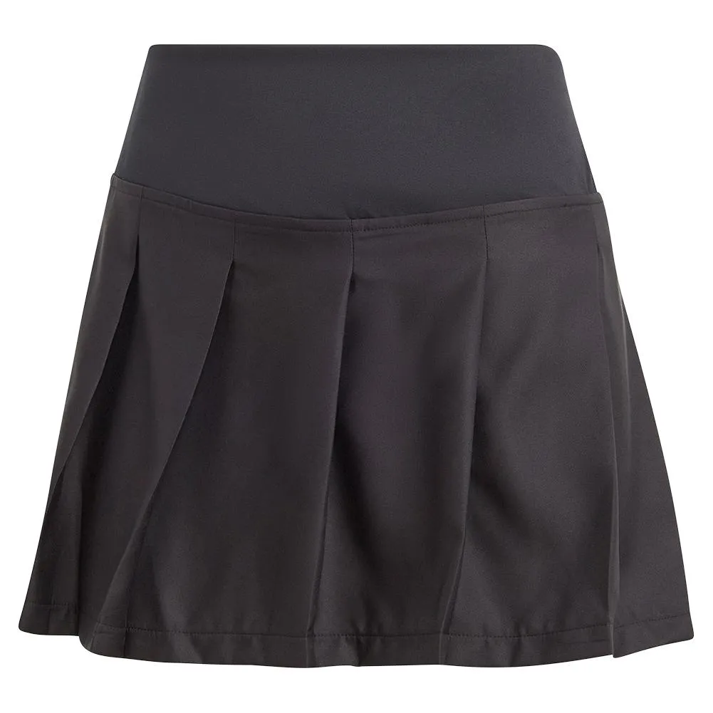 Women's Pleat Tennis Skort Black and Luclem