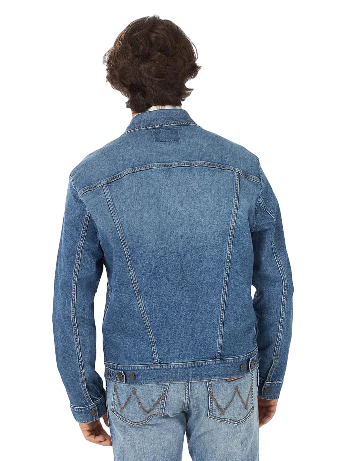 Wrangler Men's Retro Denim Blue Jacket