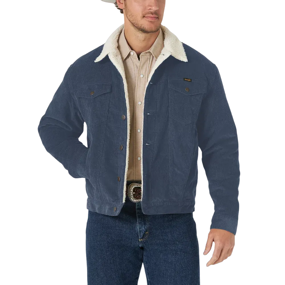 Wrangler Men's Sherpa Lined Corduroy Jacket