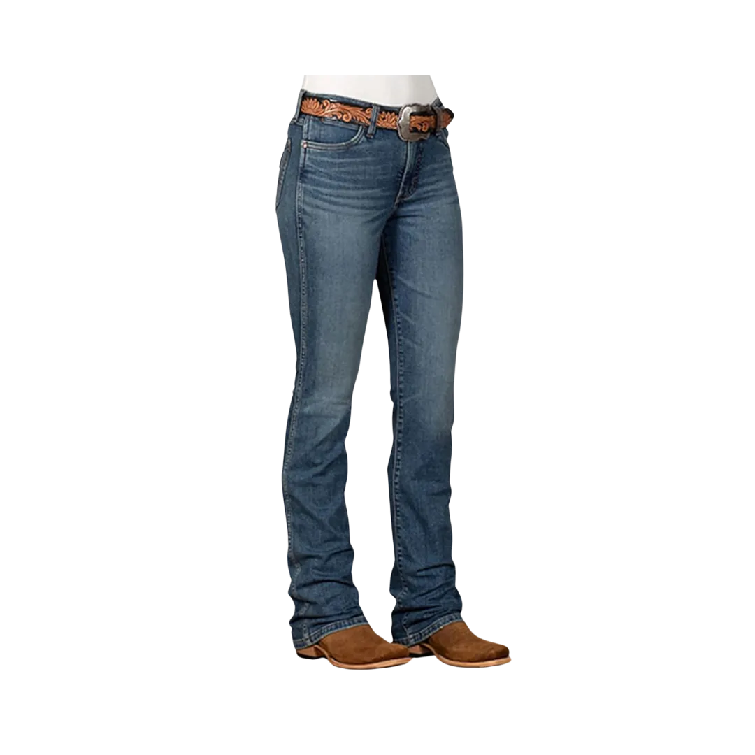 Wrangler Women's  Retro The Green Slim Bootcut Abigial Jeans