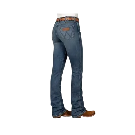 Wrangler Women's  Retro The Green Slim Bootcut Abigial Jeans